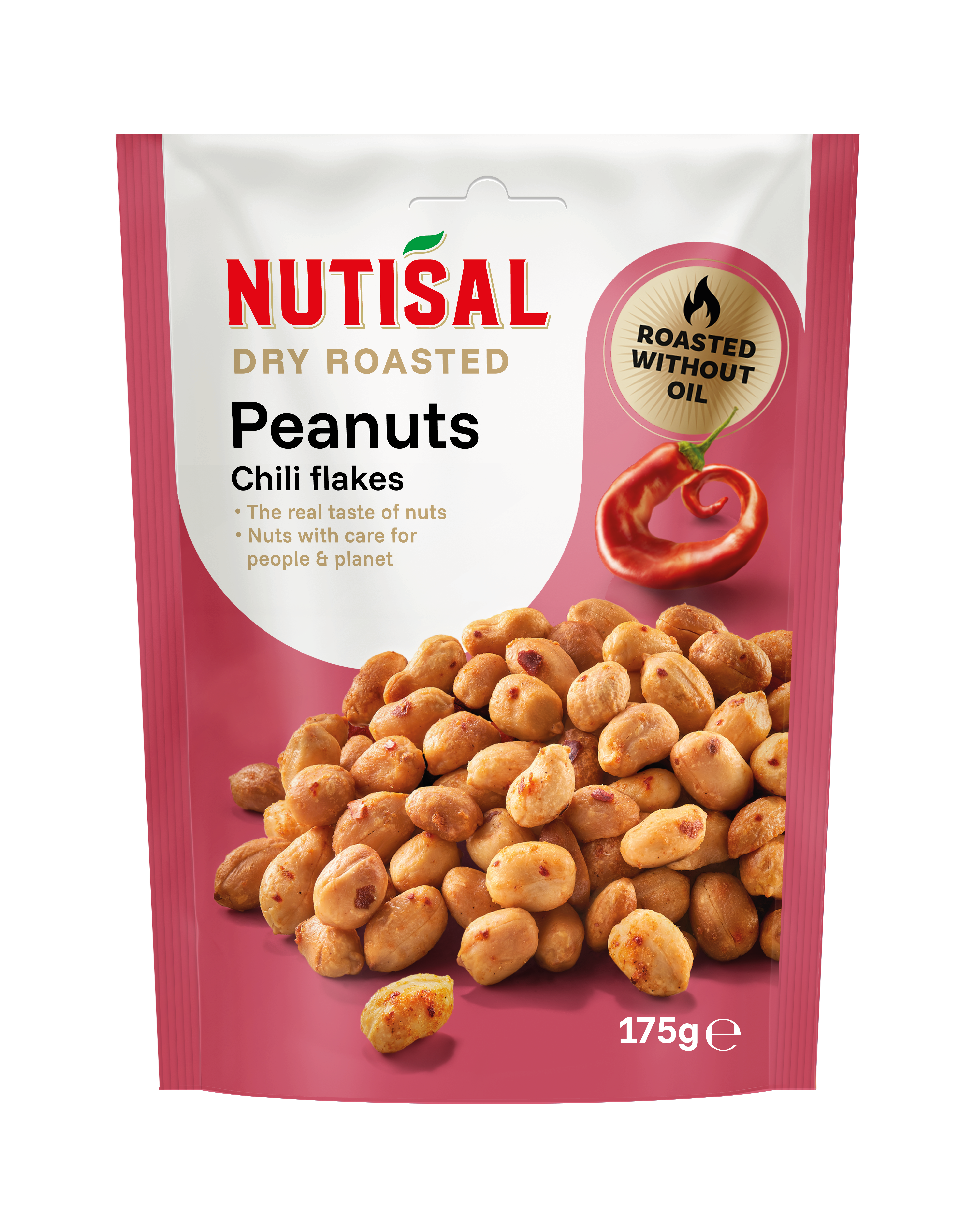 Nutisal Peanuts Chili flakes 175g